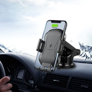 Wireless Charging Phone Mount Car Holder for iPhone 17/16/15 Samsung S25 Android - Picture 1 of 11