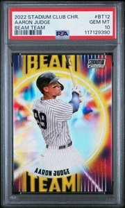 Aaron Judge #BT-12 -2022 Topps Stadium Club Chrome Beam Team Yankees - ¡PSA 10! - Imagen 1 de 2