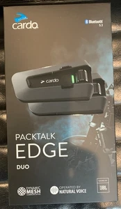 NUEVO Auriculares Cardo Packtalk EDGE DUO Bluetooth DMC con Altavoces JBL ¡SIN ABRIR! - Imagen 1 de 4