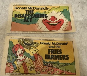 Vintage 1978 McDonald's Ronald "Fries Farmers" Promotional Comic Booklets - Picture 1 of 5