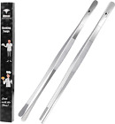 Atmax Kitchen Tweezer Tongs 12 Inches ? Stainless Steel Food Cooking Tweezers Se