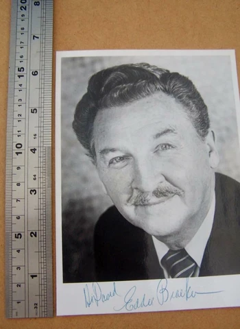 Eddie Bracken   Autograph     ( file CH3) Cover