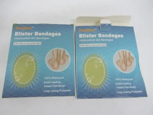 2x Blister Bandages Foot Toe Heel Prevention Recovery Pads 18ea=36 - Picture 1 of 3