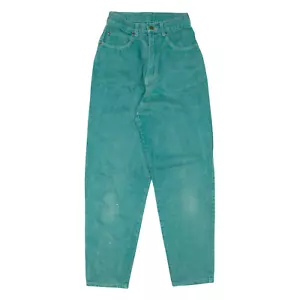 Vintage NORWISS Womens Jeans Green Regular Mom 90s W22 L27 - Picture 1 of 6