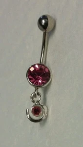 Bauchring Sterlingsilber mit Schmucksteinen  - Bild 1 von 2