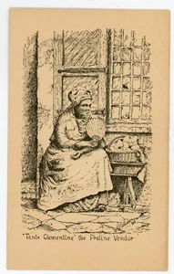 Black Americana Praline Vendor Trade Card - Picture 1 of 2