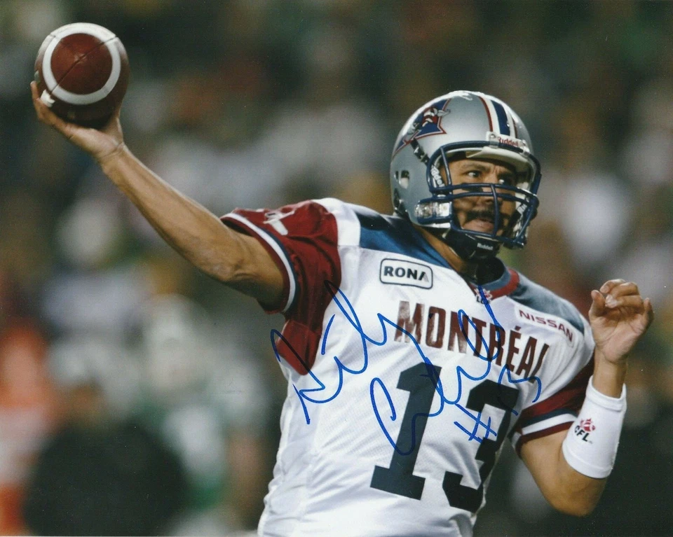 ANTHONY CALVILLO SIGNED MONTREAL ALOUETTES 8X10 PHOTO  # 3 - Imagem 1 de 1