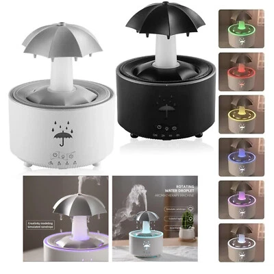Raindrop Humidifier Water Drop Aromatherapy Diffuser Air Humidifier Night Light - Image 1 of 4
