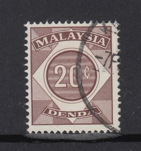 Malaysia- 20c Postage Due Issue (Used) 1966 (CV $6) - Picture 1 of 1