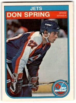 Don Spring 1982-83 O-Pee-Chee #392 Winnipeg Jets - Image 1 of 2