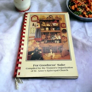 For Goodness' Sake, Church Spiral Cookbook filled w Southern Recipes 1993  - Picture 1 of 23