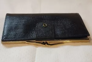 Tilley Genuine leather Wallet. Made in Canada. Color Black - Foto 1 di 15