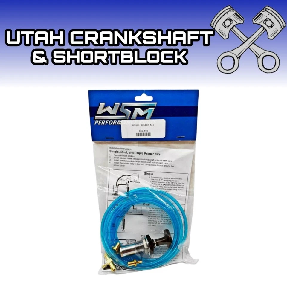 Kit primer Mikuni carburador único partida a frio Kawasaki Yamaha - Imagem 1 de 2