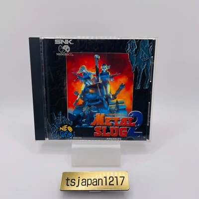 Neo Geo SNK METAL SLUG 2 CD NGCD NGCD-2410 NeoGeo 1998 with Manual Case Used - Image 1 of 4