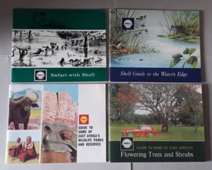 Shell Guides to East Africa: Safari, Parks and Reserves & Wildlife 1960's x 4 - Picture 1 of 12