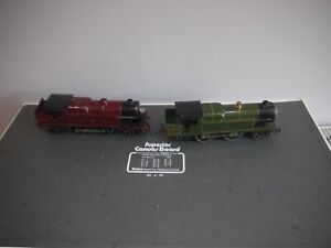 Hornby Meccano - O Gauge - 4-4-2 20V Tank Loco in LMS Maroon and gwr green