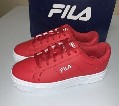 Women's Fila Panache White/Fila Red (5CM00772 611) Size 6.5 New - Image 1 of 4