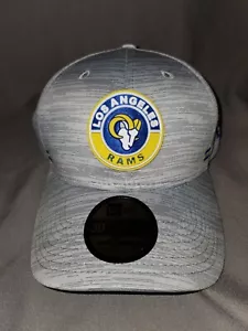 NEW ERA 39 THIRTY 3930 NFL LOS ANGELES RAMS MENS HAT GREY SIDELINE SMALL MEDIUM - Picture 1 of 5