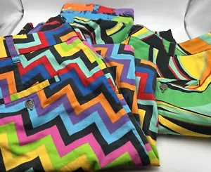 Loudmouth Men's Golf Shorts Sz 34 LOT Of 3  Multicolor - Picture 1 of 15