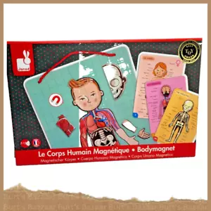 Body Manget - Le Corps Humain Magnetique - Janod - 100% komplett - schnell & kostenlos Versand - Bild 1 von 8