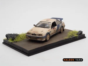 Ford Sierra RS Cosworth weathered rally car diorama. Ref U4 - Picture 1 of 6