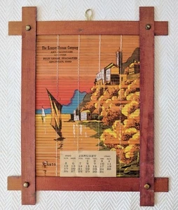 1930 Kemper-Thomas Art Calendars Co. Salesman Sample Hand Painted Japan 4970 - Picture 1 of 7