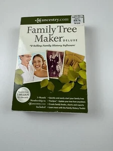 Family Tree Maker Deluxe Software Ancestry.com 2012 Windows XP, Vista, 7 *Read - Picture 1 of 7