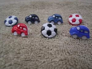 Football or Car Buttons with Shank - Choice of Colour and Amount - Picture 1 of 1