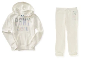 NWT AEROPOSTALE P.S. KIDS GIRLS 2 PIECE OUTFIT POPOVER HOODIE PANTS SIZE 10 - Picture 1 of 1