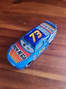 Disney Pixar Cars 3. Rev-N-Go Racer #73 Giocattolo per auto da corsa blu Mattel sciolto - Foto 1 di 6