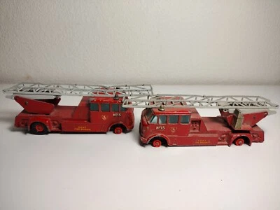Vintage Merryweather Fire Engine Matchbox Series Kent Fire Brigade Lot of 2 - Image 1 of 4