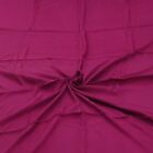 Vintage Violet 100 Pure Crepe Soie Sari Vestige 37M Doux Artisanat Tissu Scrap
