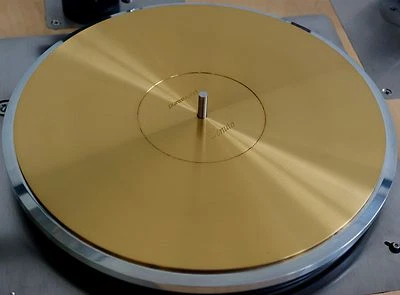 Tenuto Gun Metal Turntable Mat -For Technics SP10, Garrard 301/401, Lenco, Micro - Image 1 of 4