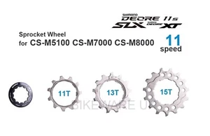 Shimano Sprocket Wheel for SLX DEORE XT CS-M5100 CS-M7000 CS-M8000 HG-800 11-Spd - Picture 1 of 7