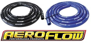 AEROFLOW SILICONE RUBBER HEATER HOSE GLOSS BLACK / BLUE VARIOUS LENGTHS - Picture 1 of 5