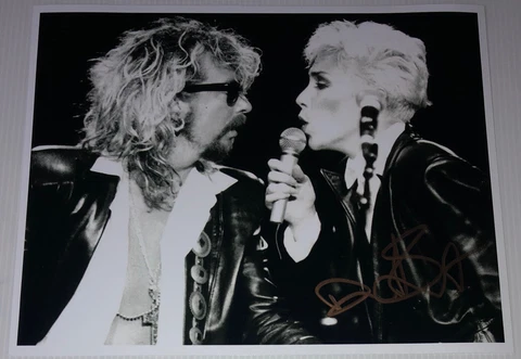 SIGNED DAVE STEWART EURYTHMICS 10x8 PHOTO RARE AUTHENTIC ANNIE LENNOX Cover