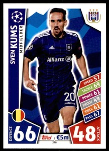 2017-18 Topps UEFA Champions League Match Attax Soccer Pick From List 231-446