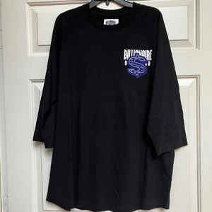Billionaire Boys Club 3/4 Sleeve Graphic T-Shirt Dollar Logo XXL Black Patch - Picture 1 of 10