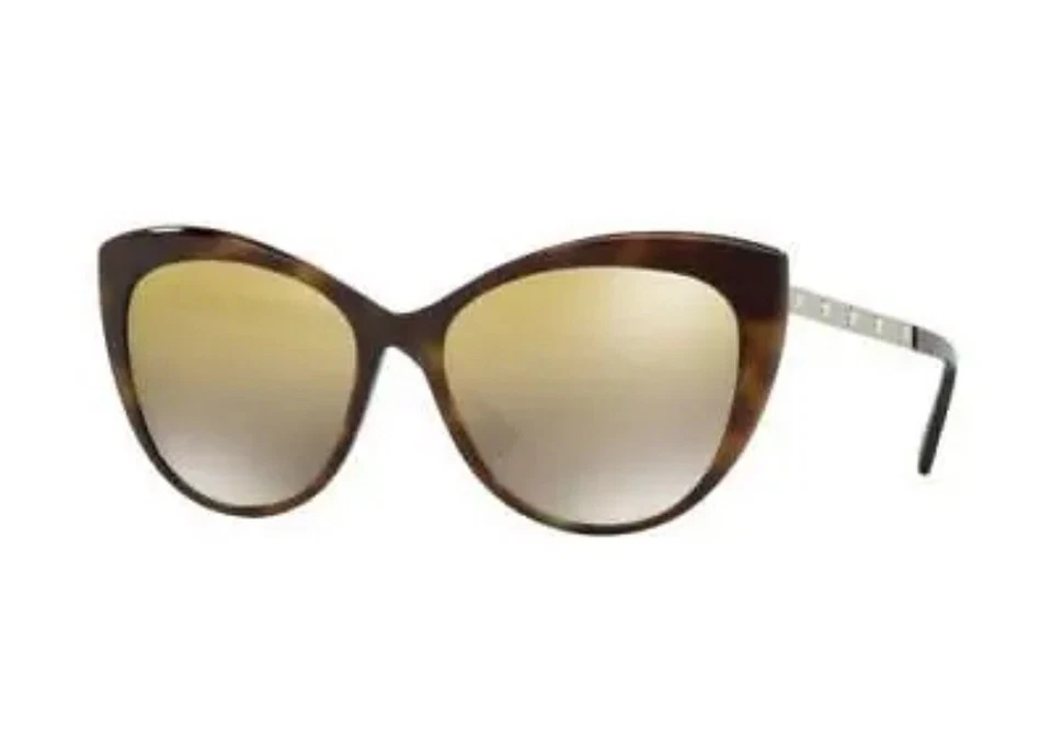 Nuevas gafas de sol Versace VE4348 52697I oro tortuga Medusa 57 mm ojo de gato Foto 1 de 2