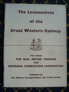 GREAT WESTERN RAILWAY-N°11~RAIL MOTOR VEHICLES & INTERNAL COMBUSTION LOCOMOTIVES - Picture 1 of 1