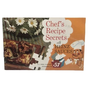 Chefs Recipe Secrets With Heinz 57 Sauces Cookbook Book Booklet Vintage - Picture 1 of 9