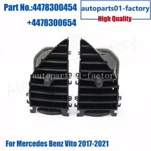 1Pair Left&Right A/C Air Outlet Vents Grille Panel For Mercedes Benz Vito W447 - Picture 1 of 9