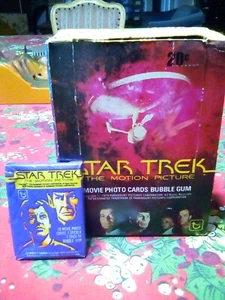 Tarjetas coleccionables de Star Trek La Película UNA sin abrir 1979 Topps Wax Pack NUEVO - Imagen 1 de 1