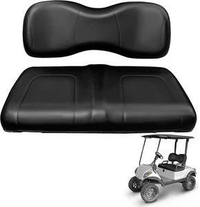NOKINS Golf Cart Front Seat Cushion kit for Yamaha G29-2/ Drive2 2017+ (Black) - Picture 1 of 9