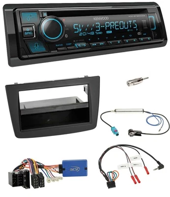 Kenwood Bluetooth USB CD Lenkrad DAB Autoradio für Alfa Romeo Mito 13-18 955 ISO - Bild 1 von 4