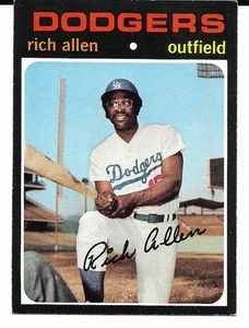 1971 Topps #650 Rich Allen EX+ High # SP - Los Angeles Dodgers - Picture 1 of 2