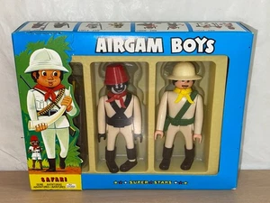 Antigua Caja DOBLE Airgam Boys SAFARI Explorador + Porteador 27201 Airgamboys 81 - Imagen 1 de 7
