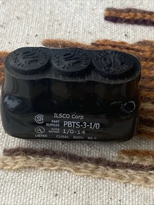 New Ilsco PBTS-3-1/0 Plastisol Insulated Type PBTS Multi-Tap Connector 3-Port - Picture 1 of 6