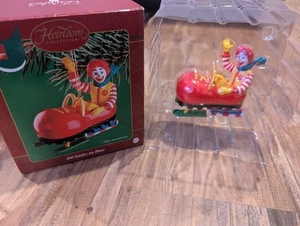 Vintage Carlton Cards Ronald McDonald Christmas Ornament 100 Smiles an Hour 2002 - Picture 1 of 2