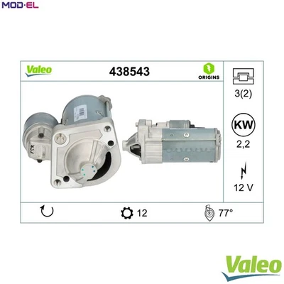 STARTER 438543 FOR VOLVO V50 V60/I/Cross/Country/Van C30 S80/II S60 XC60/VAN - Image 1 of 4